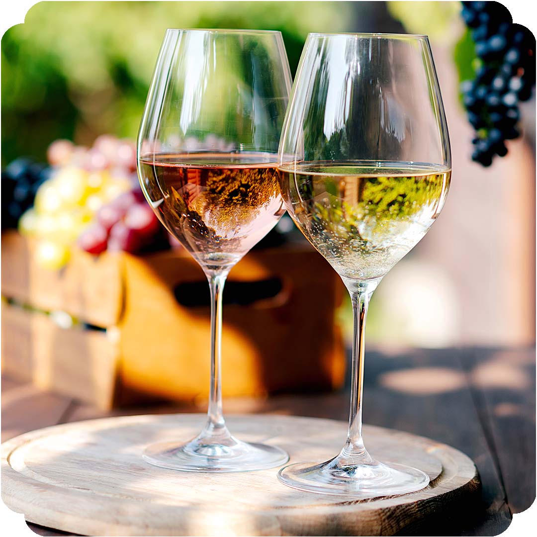 wine glasses