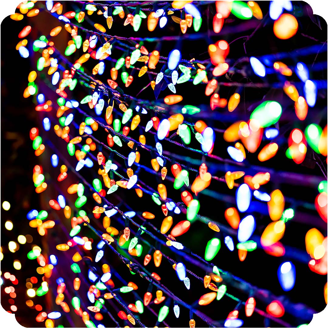 Christmas lights in Central Florida